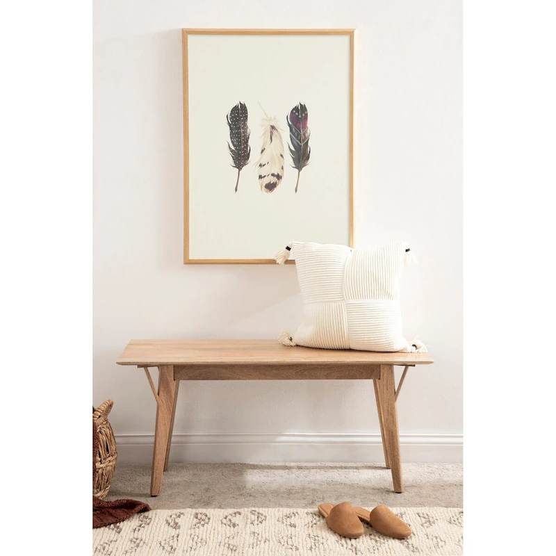 Kate and Laurel McCutcheon Wood Bench