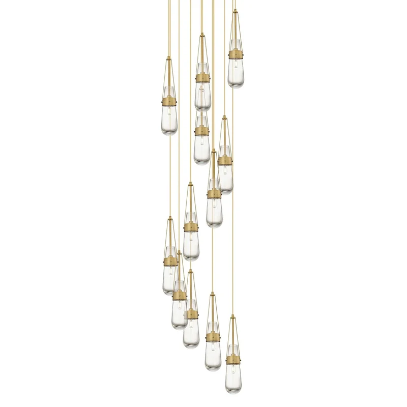 Innovations Lighting 126-452-1P-21-24 Milan Pendant Milan 12 Light 24