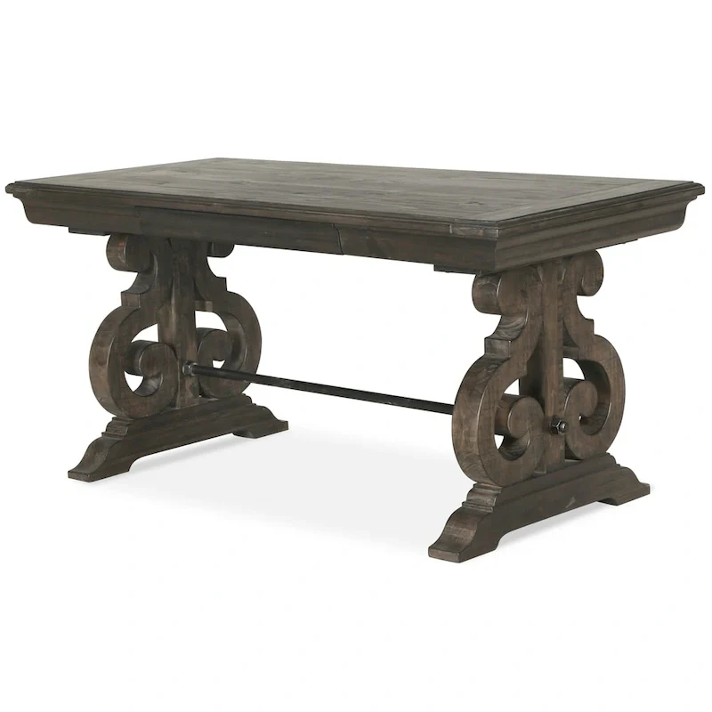 Bellamy Writing Desk in Weathered Peppercorn