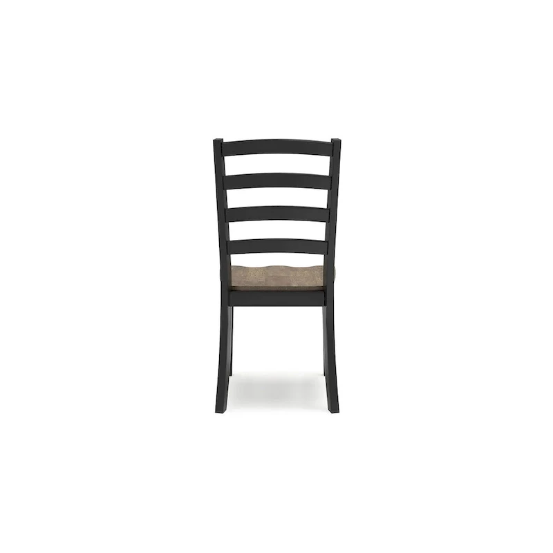 Signature Design by Ashley Wildenauer Brown/Black Dining Chair - 19  W x 23.25  D x 39  H