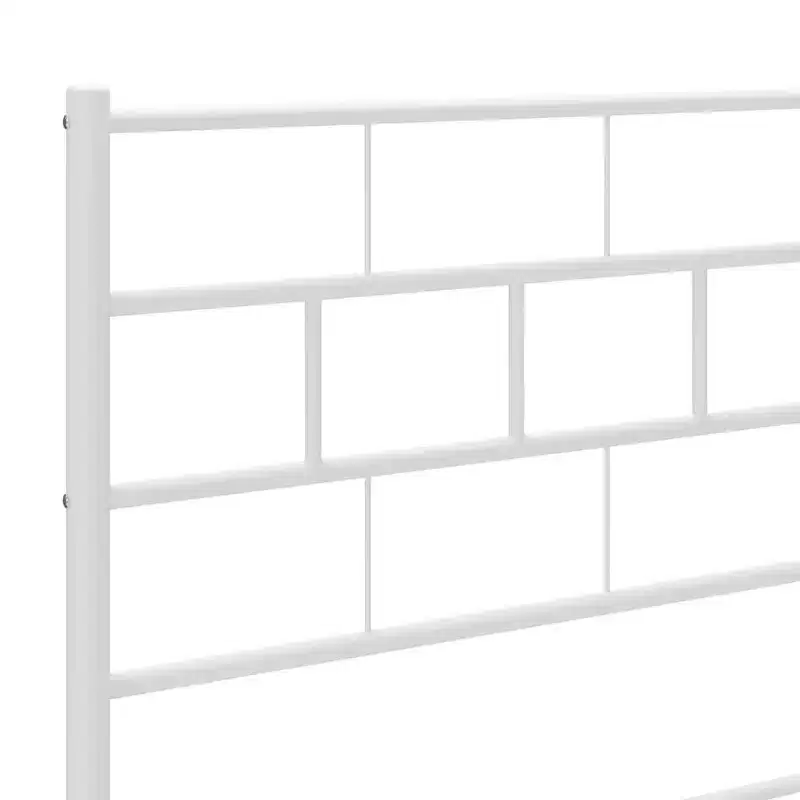 vidaXL Metal Headboard, Powder-Coated Steel, Headboard Only