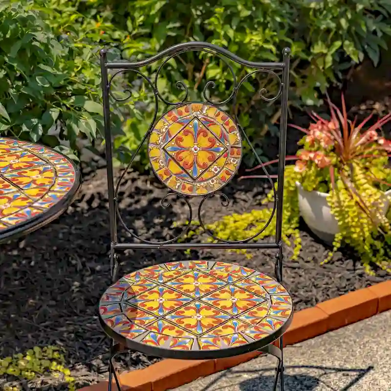 Mosaic Bistro Sets - 23.5x23.5x29.75