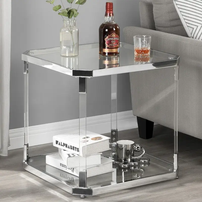 Glass Side Table
