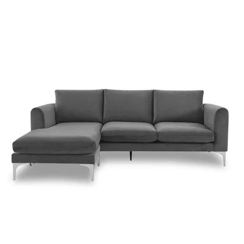 Cambridge Velvet Reversible Sectional