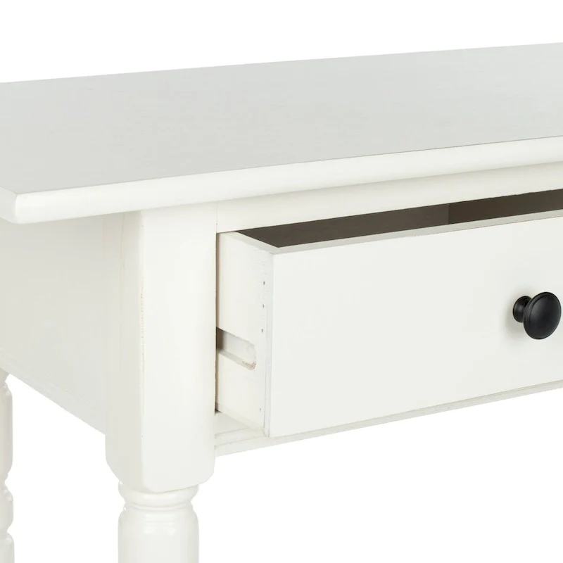 Arvilla Grey 2-Drawer Console Table - 37.8 x 13 x 31.9 - 38Wx13Dx32H