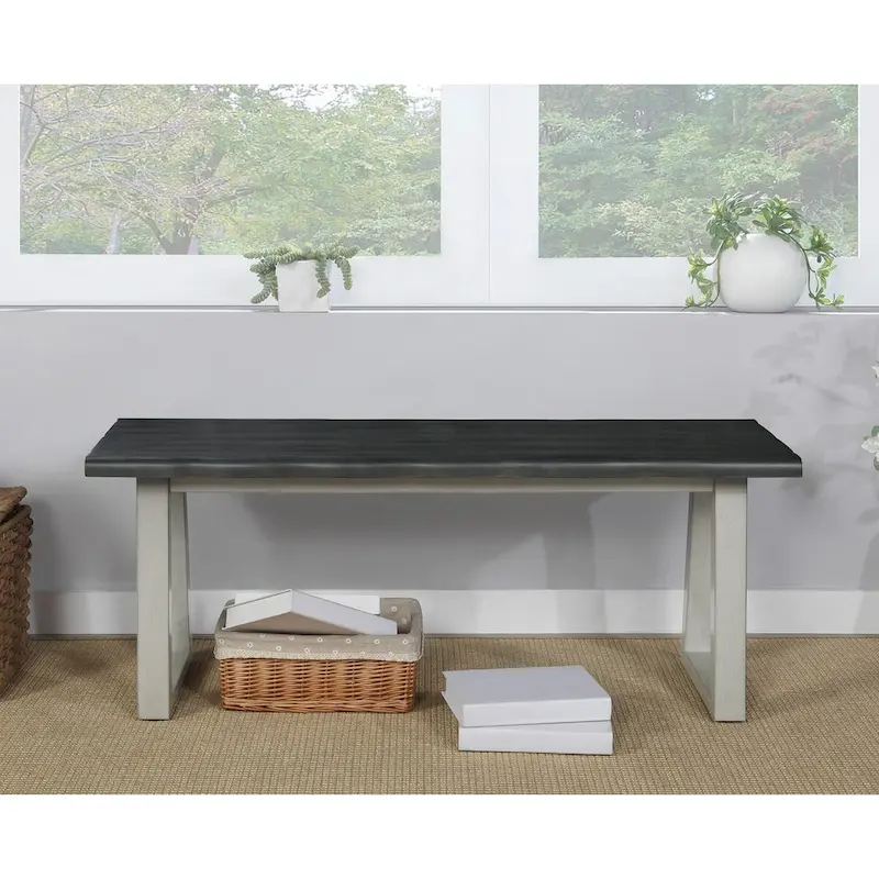 Weston Bench in Rustic Sand Finish