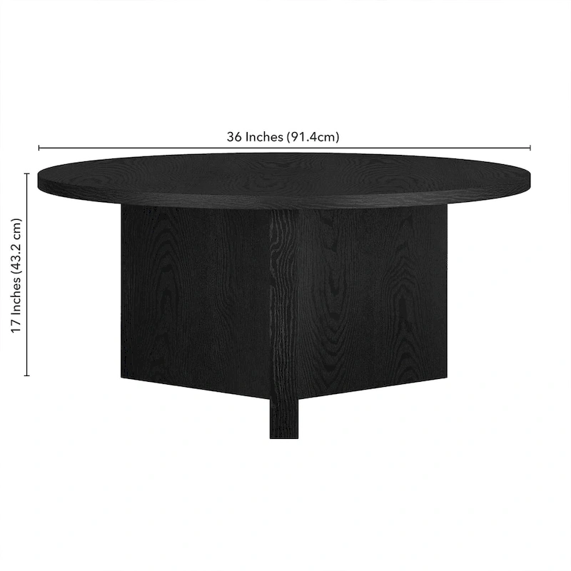 Anders 36 Wide Round Coffee Table - 36 Wide