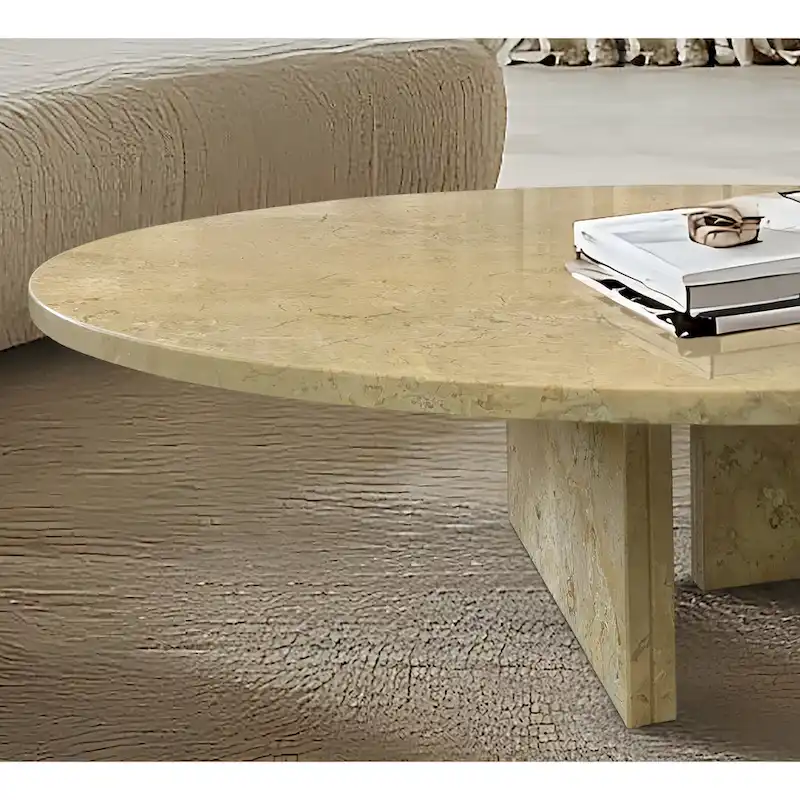 35.4 Natural Marble Stone Coffee Table