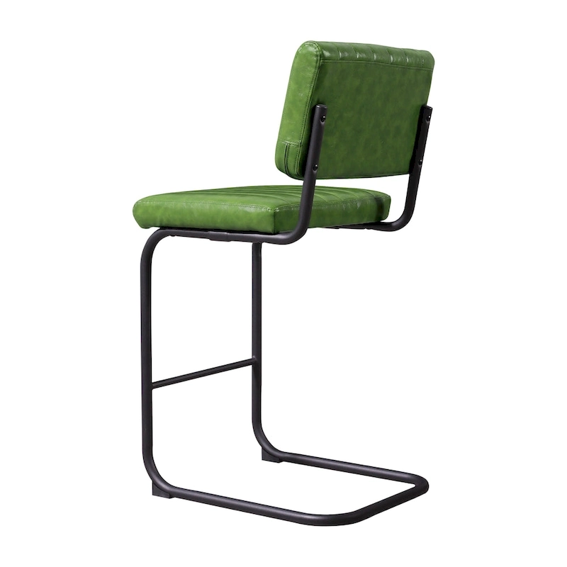 Art Leon Rustic Upholstered Counter Height Bar Stools (Set of 2)