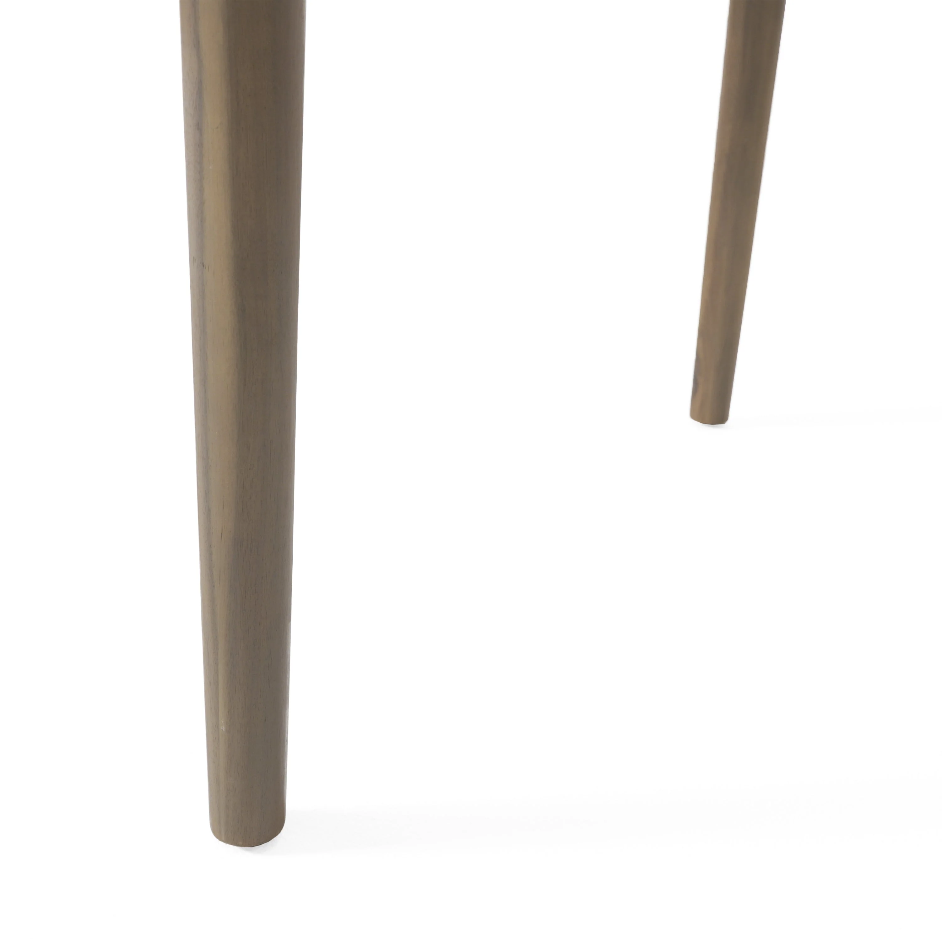 Acacia Wood 6 Seater Dining Table, Light Ash