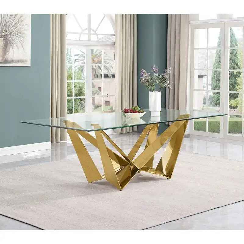 Best Quality Furniture Glass Dining Table