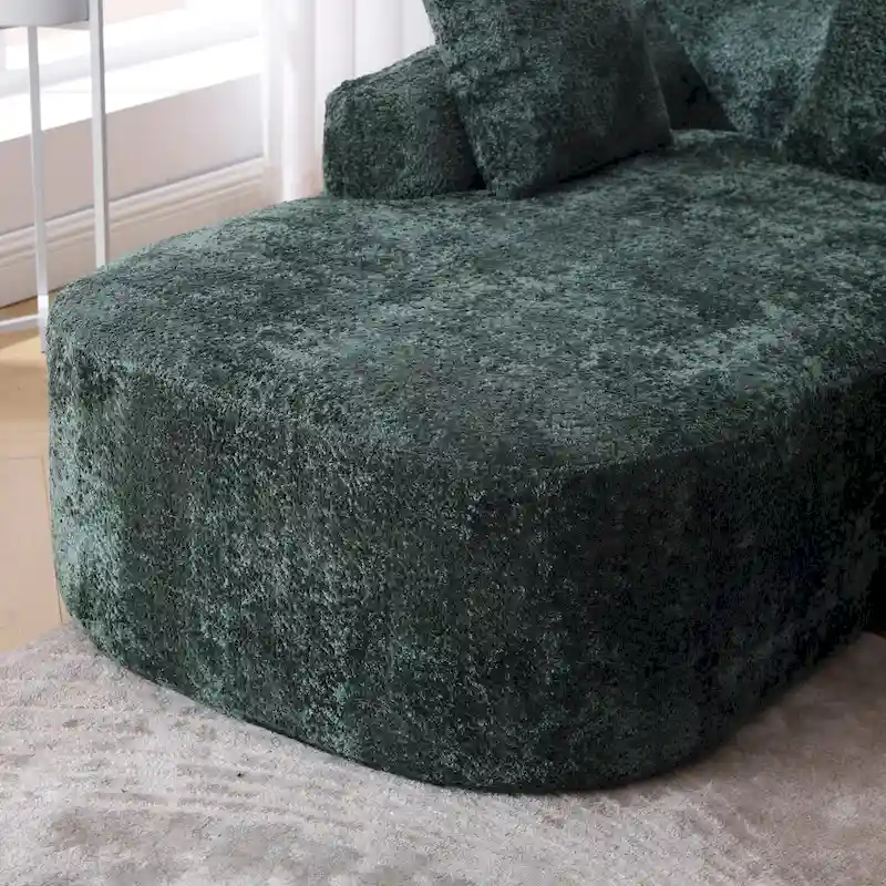 99.21W L-Shape Boucle Sofa 3 Seater