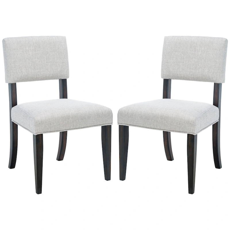 SAFAVIEH Couture Alcinda Wood Dining Chair (Set of 2) - 21 W x 20.5 L x 34.75 H - 21Wx24Dx35H