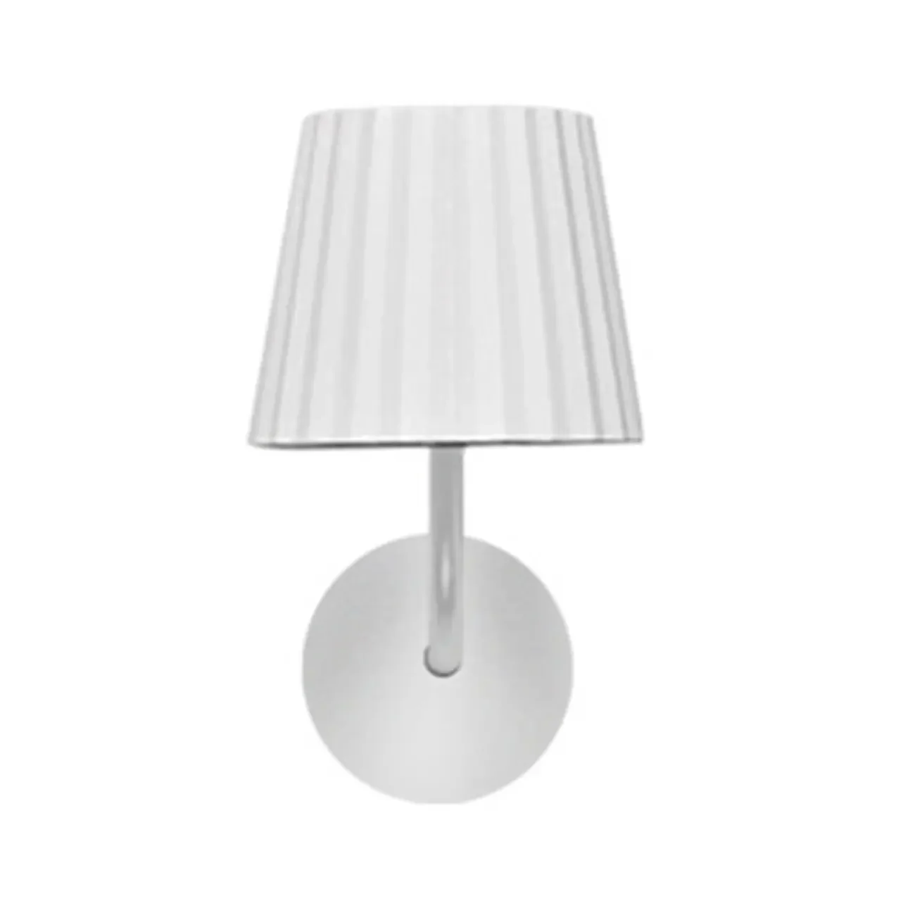 Black and White Metal Minimalist Wall Sconce