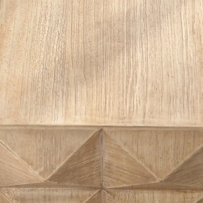 23.62Height Three-dimensional Embossed Pattern Design Retro Coffee Table Retro Furniture