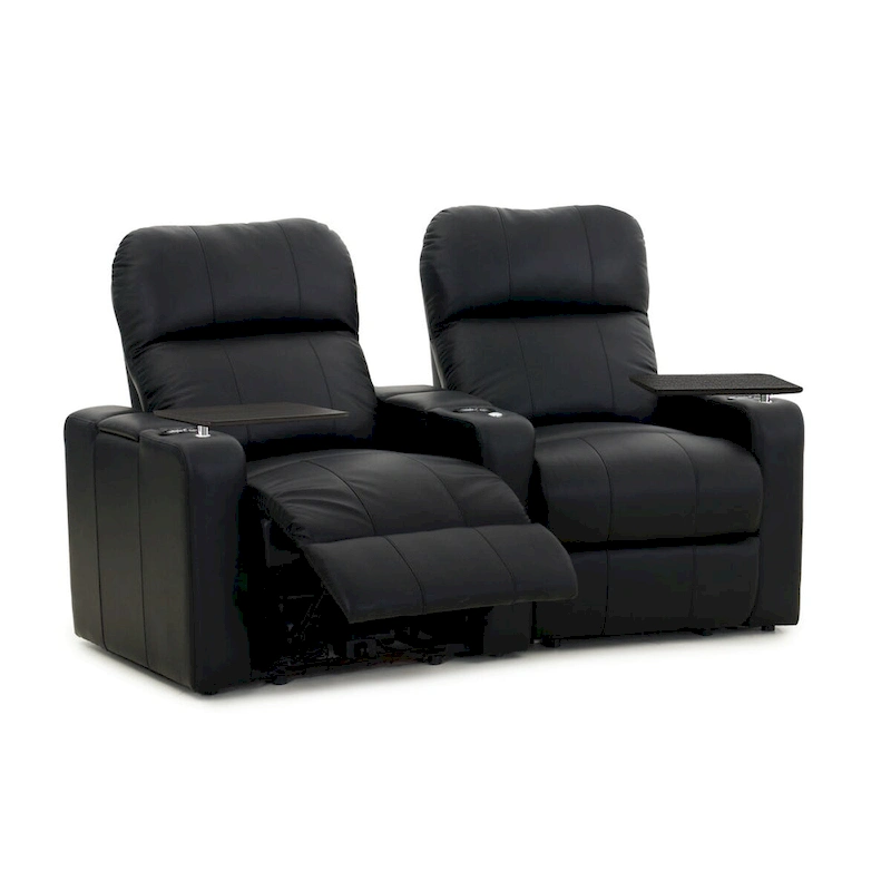 Octane Turbo XL700 Power Leather Home Theater Seating Set (Row of 2)