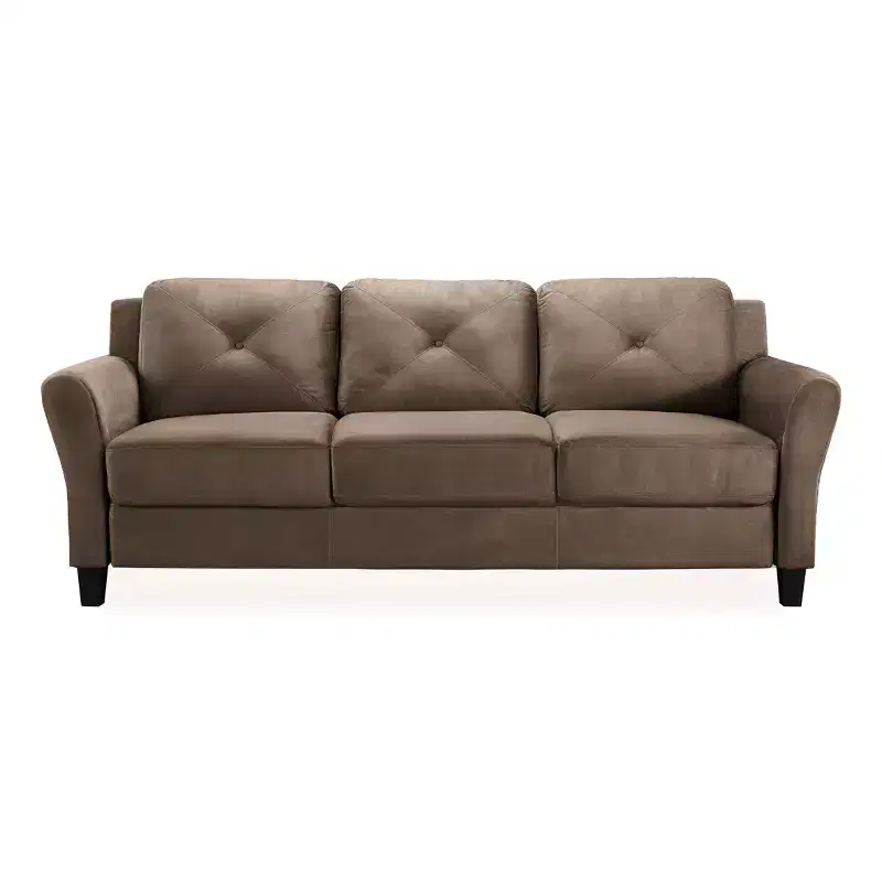 Harper Tufted Microfiber Sofa - Lifestyle Solutions