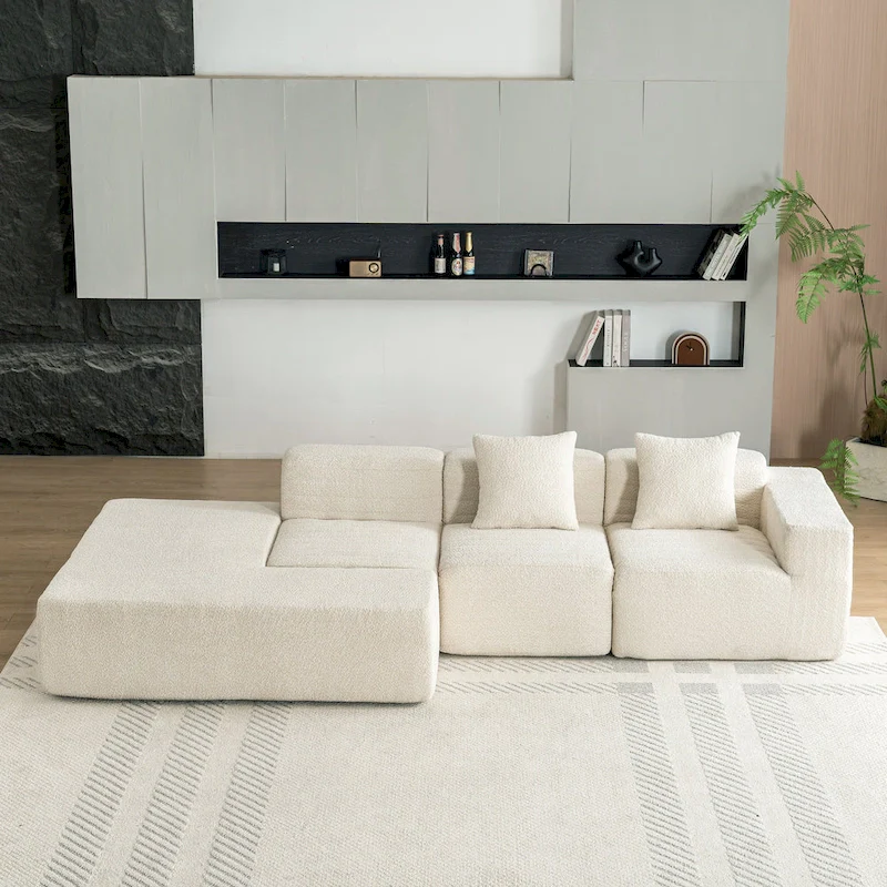Sectional Sofa Full-compressed Sofa Couch Free-combined Sofa