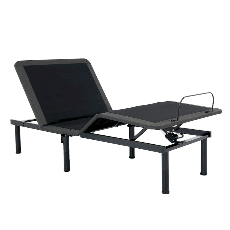 Bridgevine Home Quick Assembly Adjustable Bedframe with Voice Activated Controls