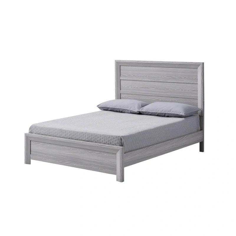 Essa 5 Piece Gray Panel Bedroom Set