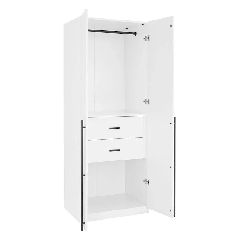 Lee Modern 2.0 Freestanding Wardrobe Closet Armoire