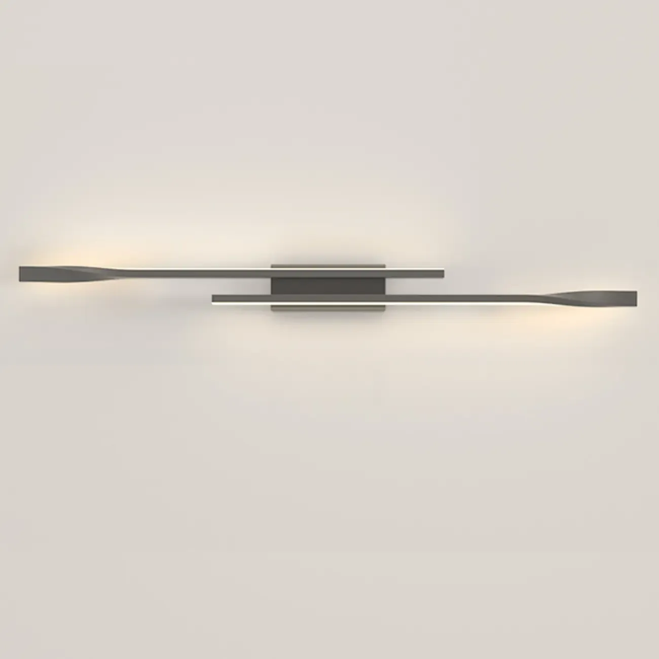 Modern Linear Wall Sconce with Silica Gel Shade