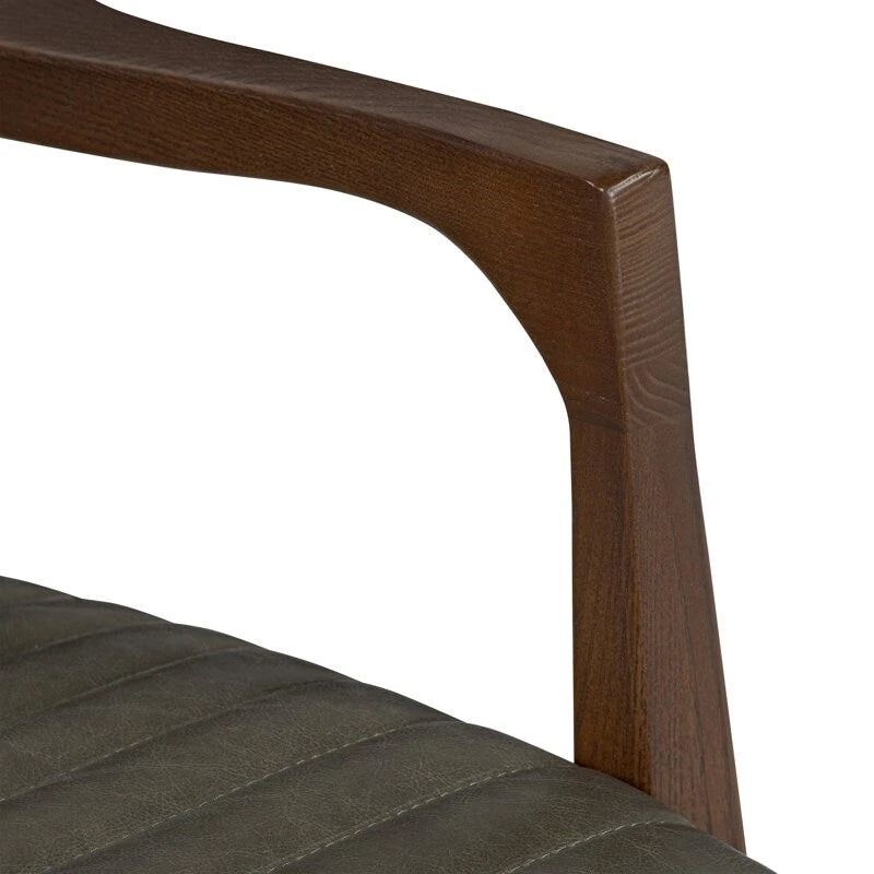 Poly & Bark Rowan Lounge Chair - Full Grain Genuine Italian Leather