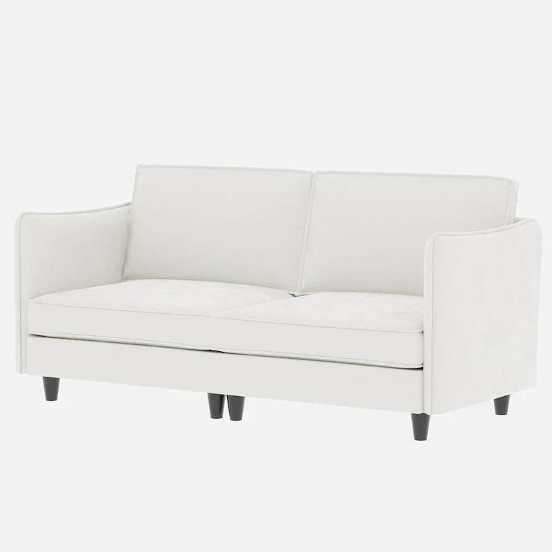 Christopher Knight Home - Hadley 74.27 Loveseat Sofa with Mid-Century Modern Design