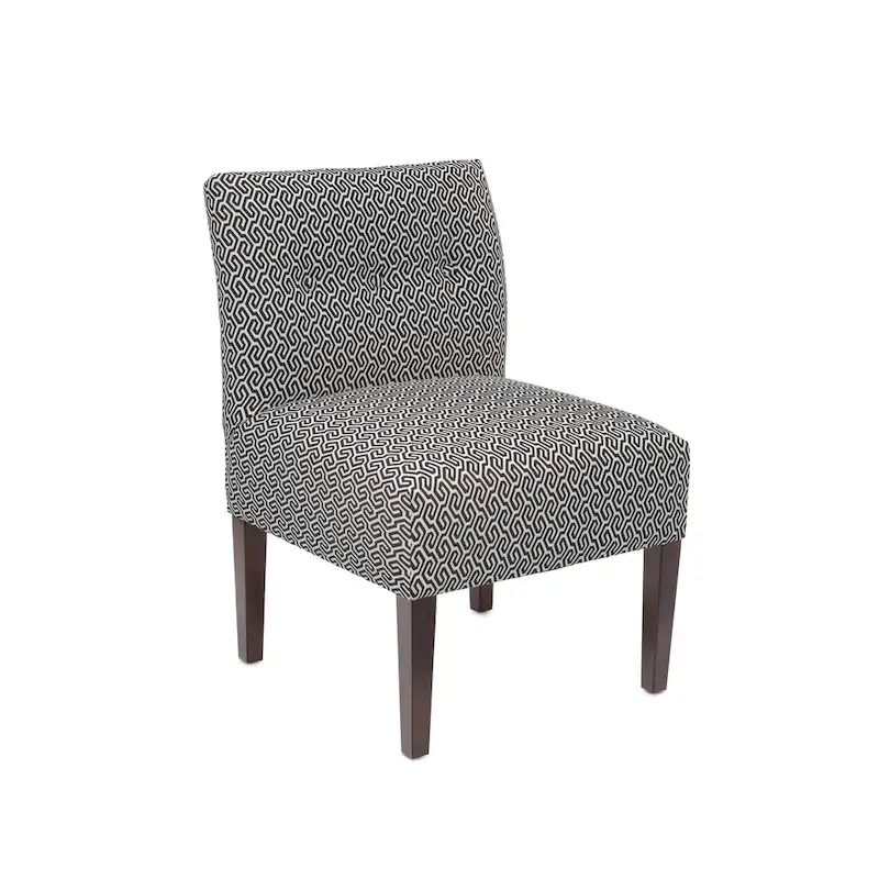 Armless Slipper Chair – Multiple Colors, Polyester, Single Seat