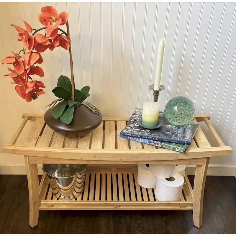 Solid Bamboo Premier 39 Spa Bench