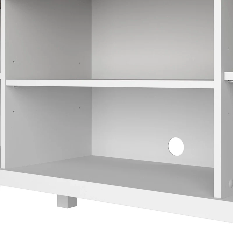 Bush Furniture Mayfield Farmhouse Coffee Table with End Tables