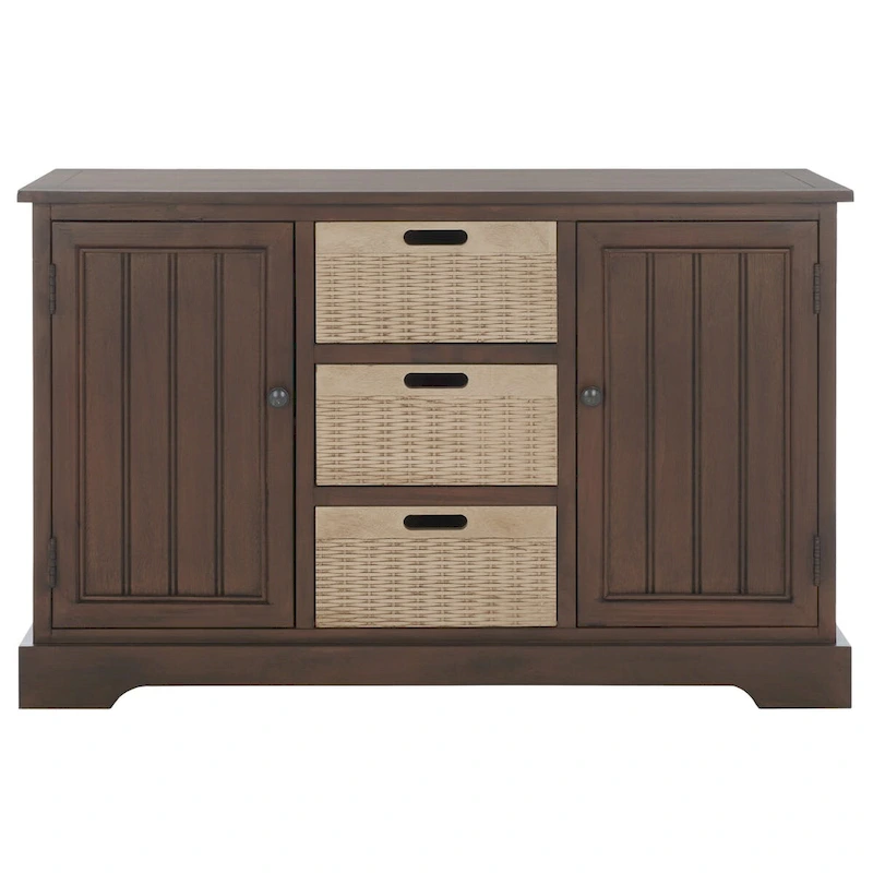 SAFAVIEH Cilla 2-Drawer And 3 Removable Baskets - 39.8 W x 12.5 L x 29.5 H - 41Wx13Dx26H