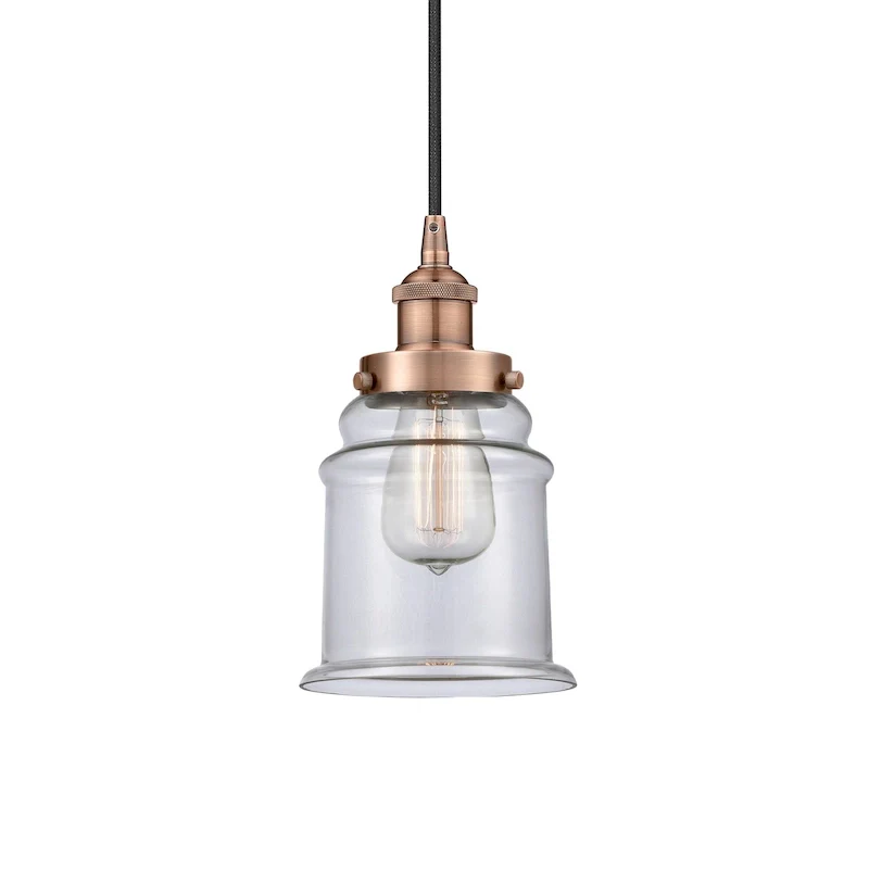 Innovations Lighting 616-1PH-11-6 Canton Pendant Canton 6  Wide Mini