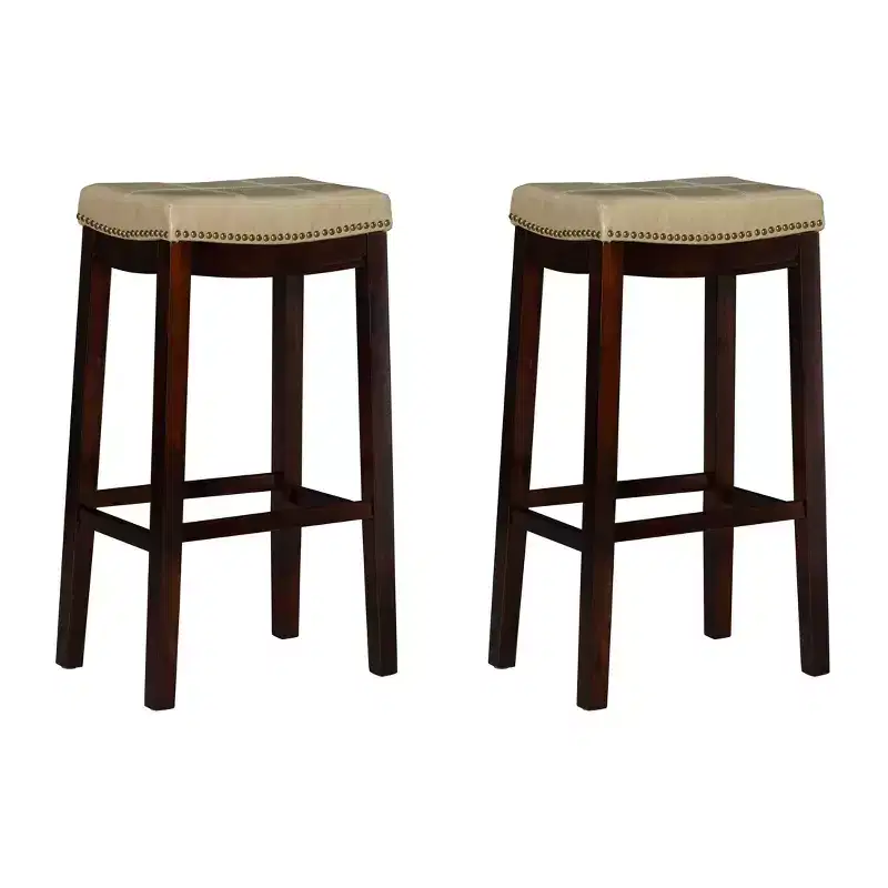 Set of 2 Claridge Barstools - Linon
