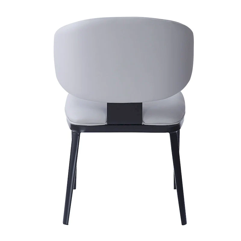 '- PU Leather Upholstered Dining Chairs