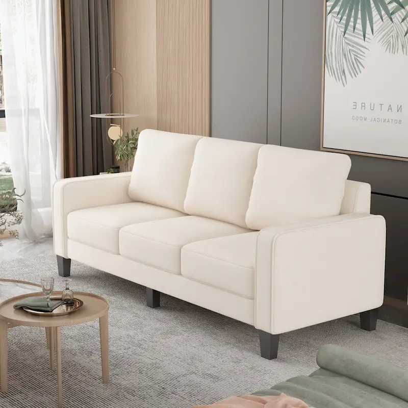 Fabric Upholstered Living Room Furniture Sofa