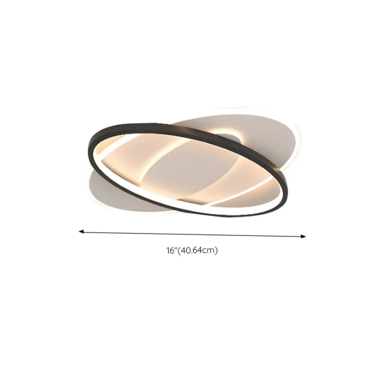 3-Light Flush Mount Ceiling Light with Dimmable & Remote