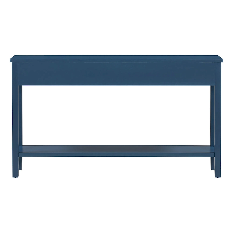 High-Quality Entryway Console Table with 4 Spacious Drawers & 1 Bottom Shelf