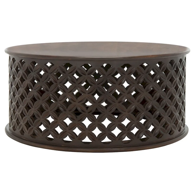 SAFAVIEH Antkea Round Coffee Table - 35 L x 35 D x 16 H - 35Wx35Dx16H