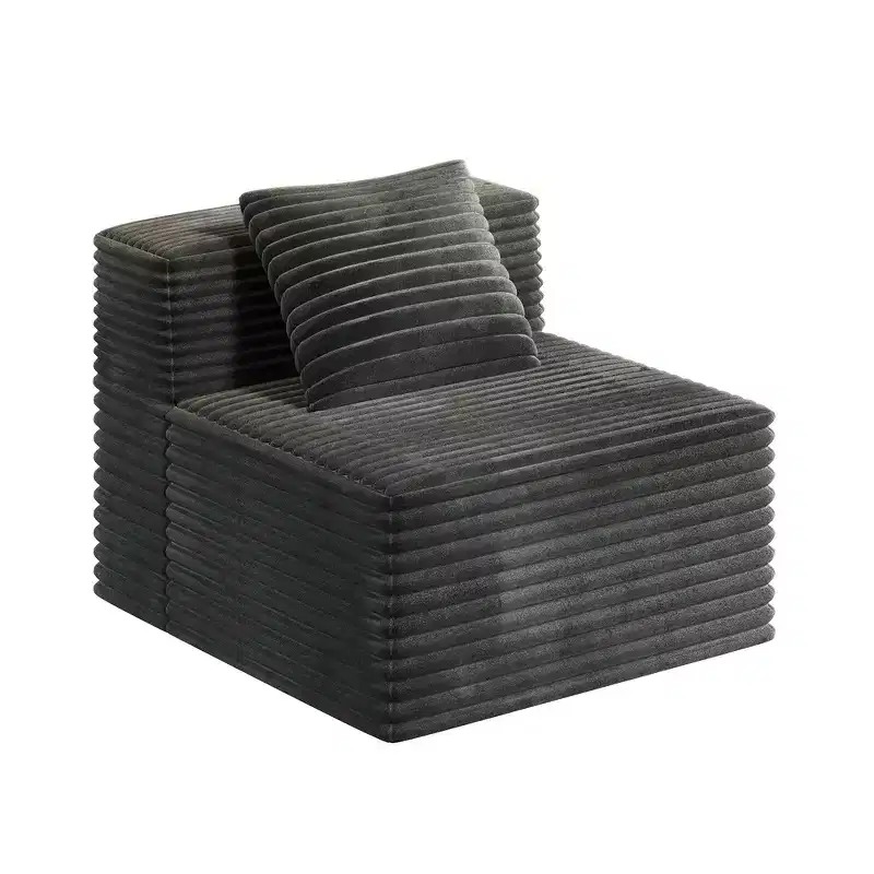 Whisen Modular Sectional Sofa with Chaise, L Shaped Cloud Couch, No Assembly Required