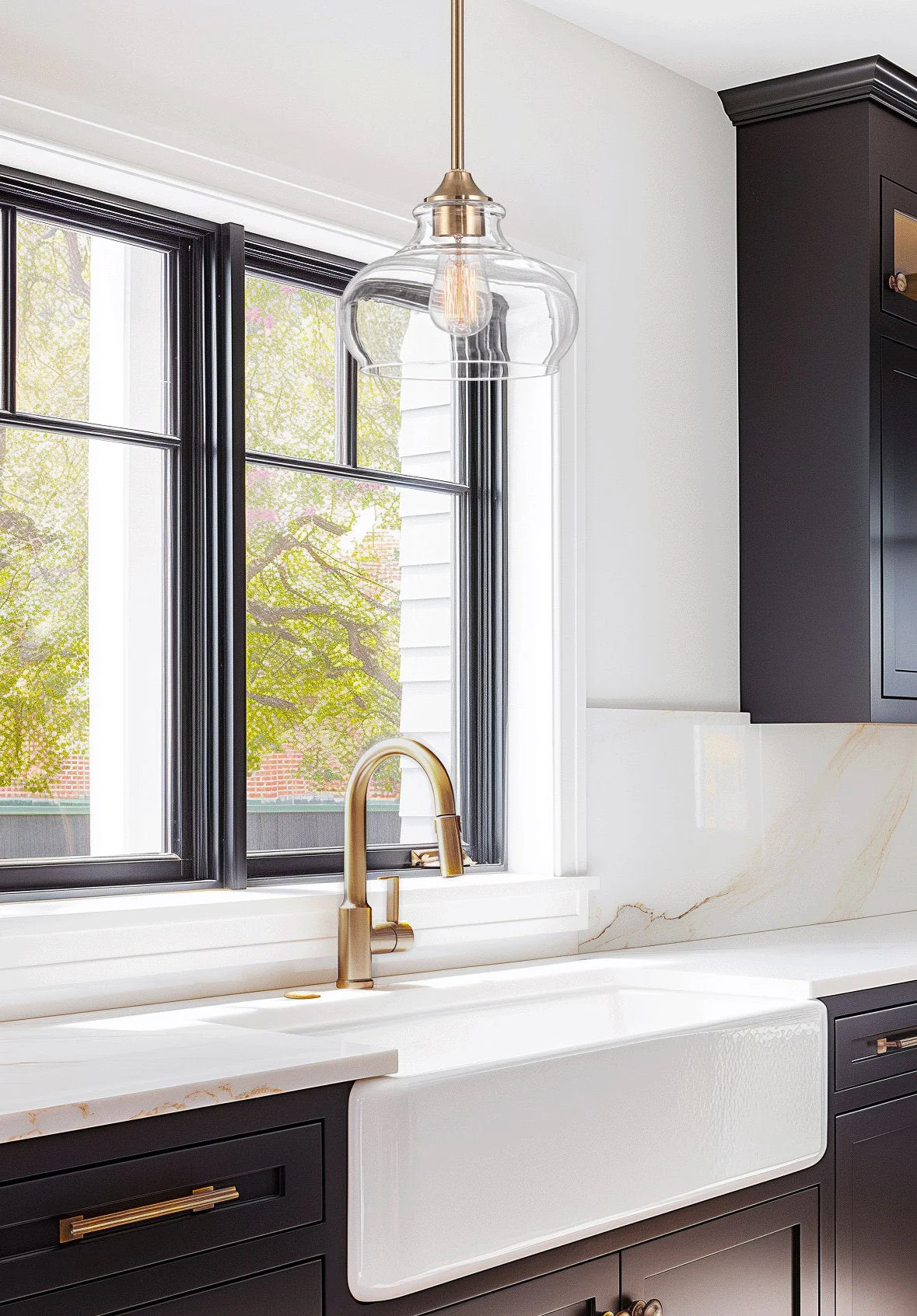 Harlow 9 Modern Industrial Farmhouse / Schoolhouse / Rustic Pendant Light