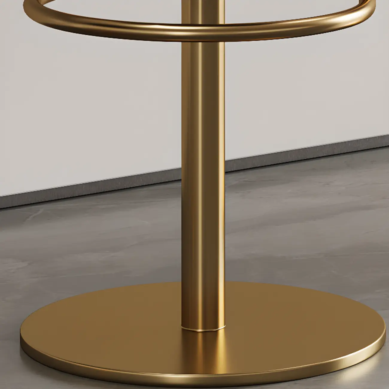 Modern Stainless Steel Swivel Bar Stool Adjustable Height