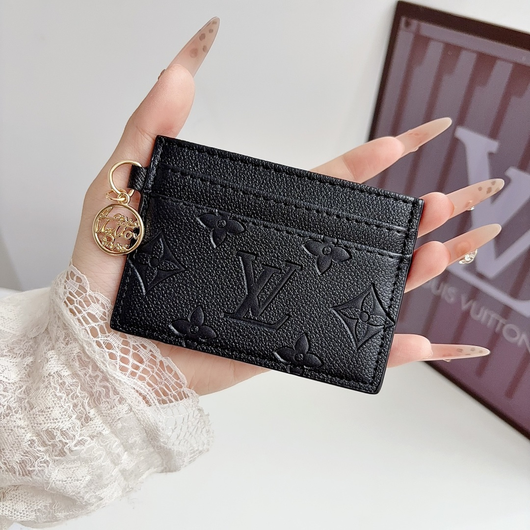 LL Embossed Medallion 10 Card Holder - Vania Cases