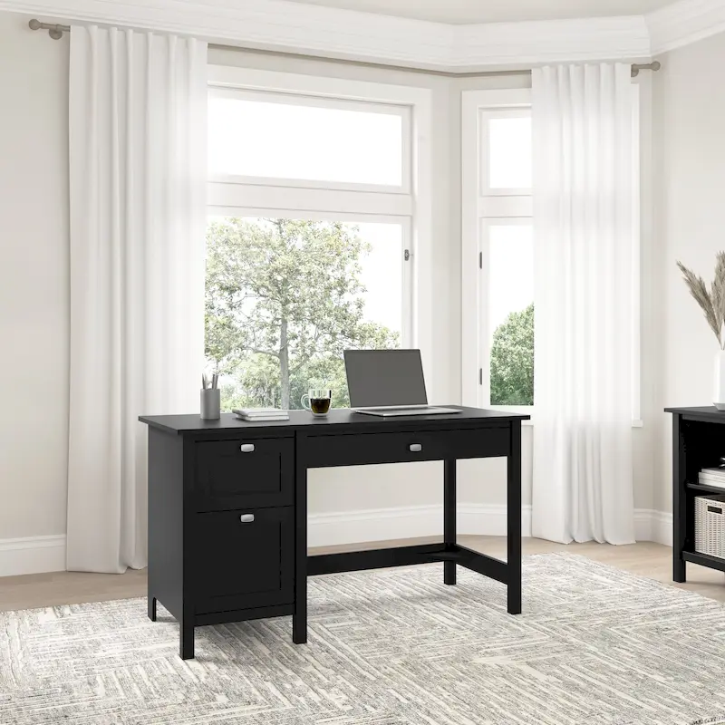 Broadview 54W Computer Desk with Drawers by Bush Furniture