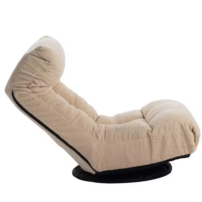 White Cotton Reclining Chair, Single Seat, Ages 3–18