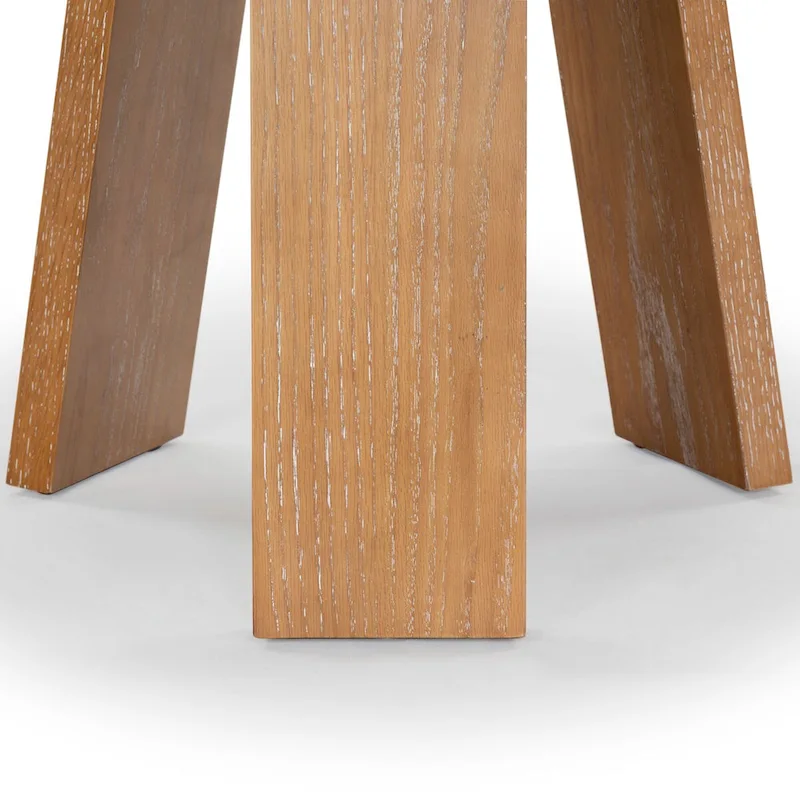 Accent Table - Oak Veneer, Natural Wood Grain, 20W x 20D x 22H