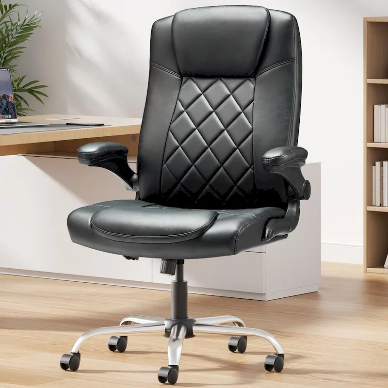 Ergonomic Office Chair with Flip-Up Arms