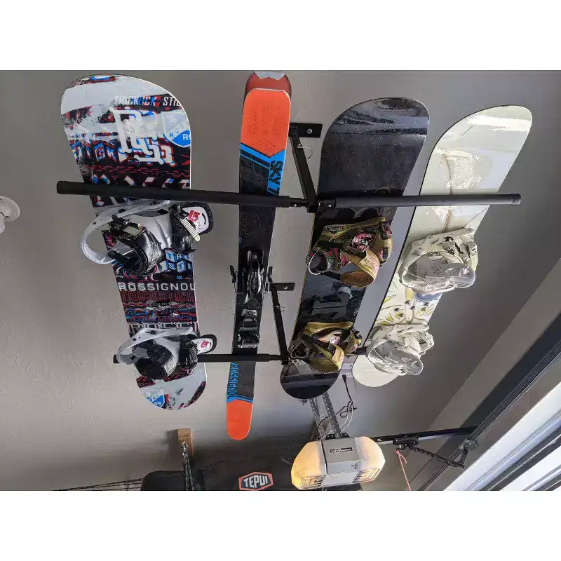Ski and Snowboard Ceiling Storage Rack
