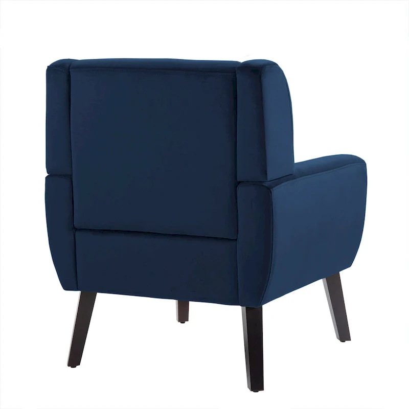Velvet Accent Chair Living Room Upholstered Armchair