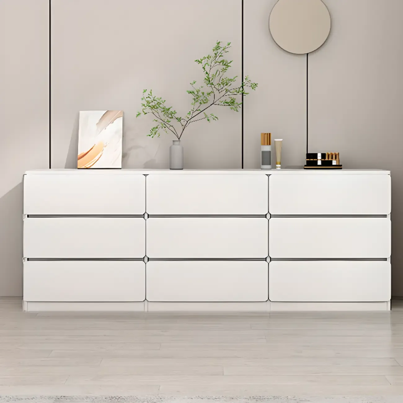 Artistic Rectangle Accent Chests with Free Standing Design
